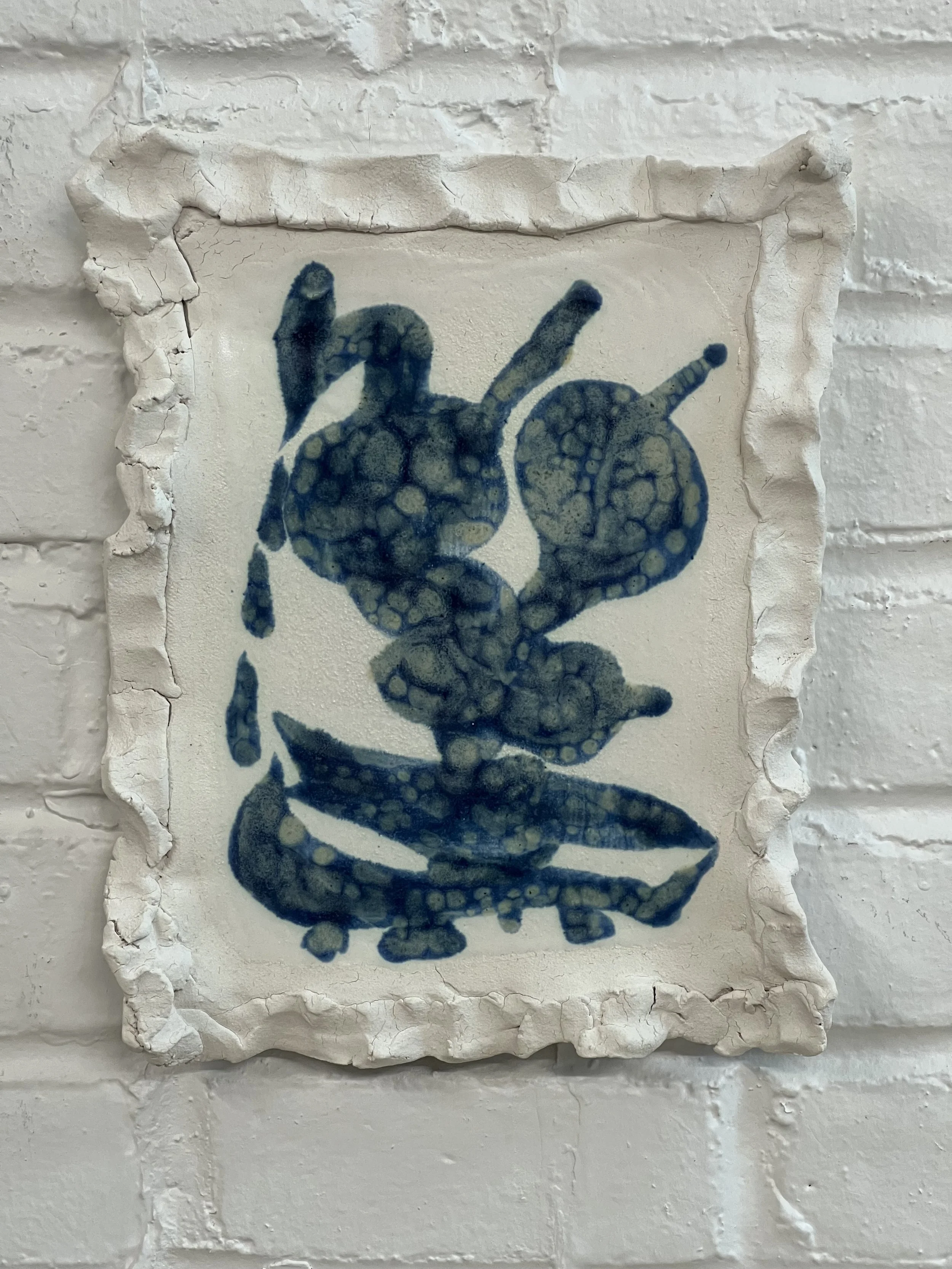  2022  10 × 11.5 × 1.25 inches  Glazed ceramic 