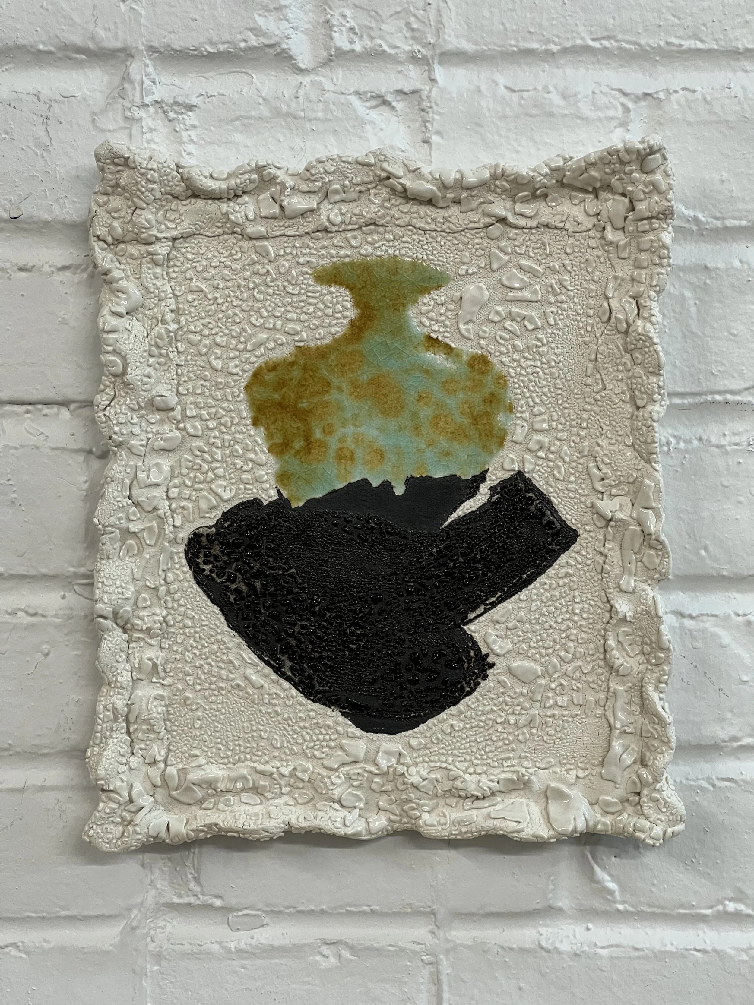  2022  10 × 11.5 × 1.25 inches  Glazed ceramic 