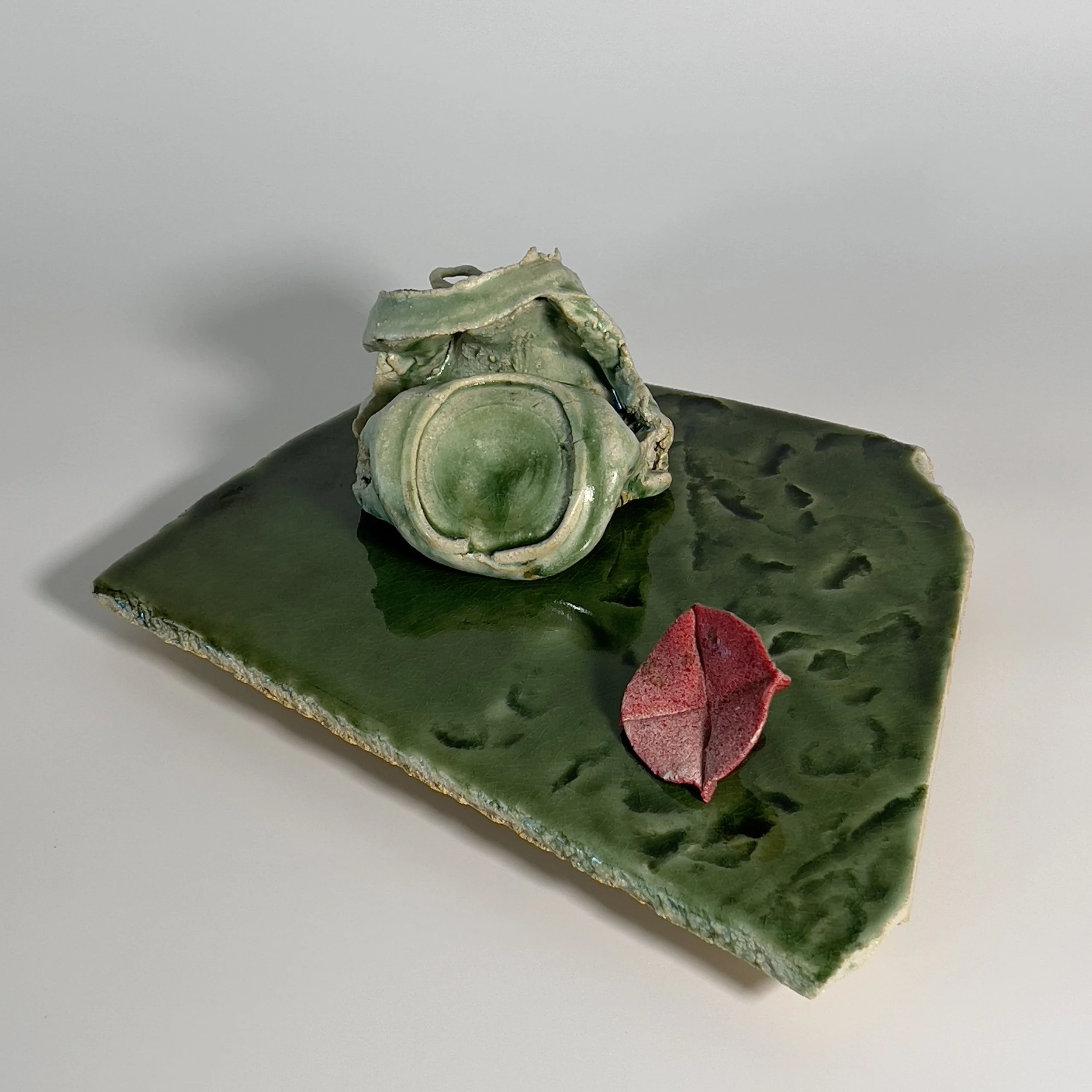  2025  Glazed ceramics, epoxy  4.5 × 14.5 x 11 inches 