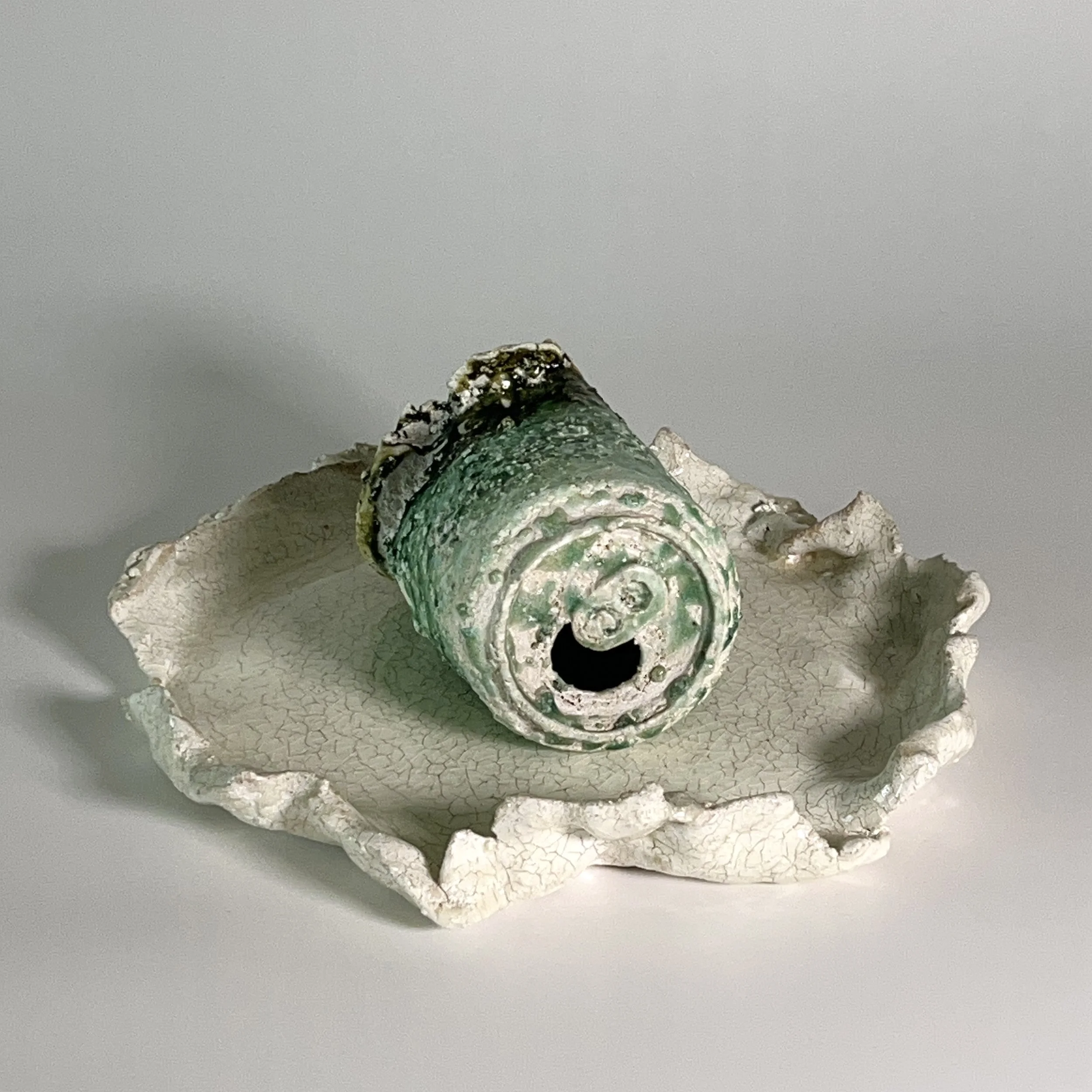  2025  Glazed ceramics, epoxy   4.5 × 12.5 x 12 inches 