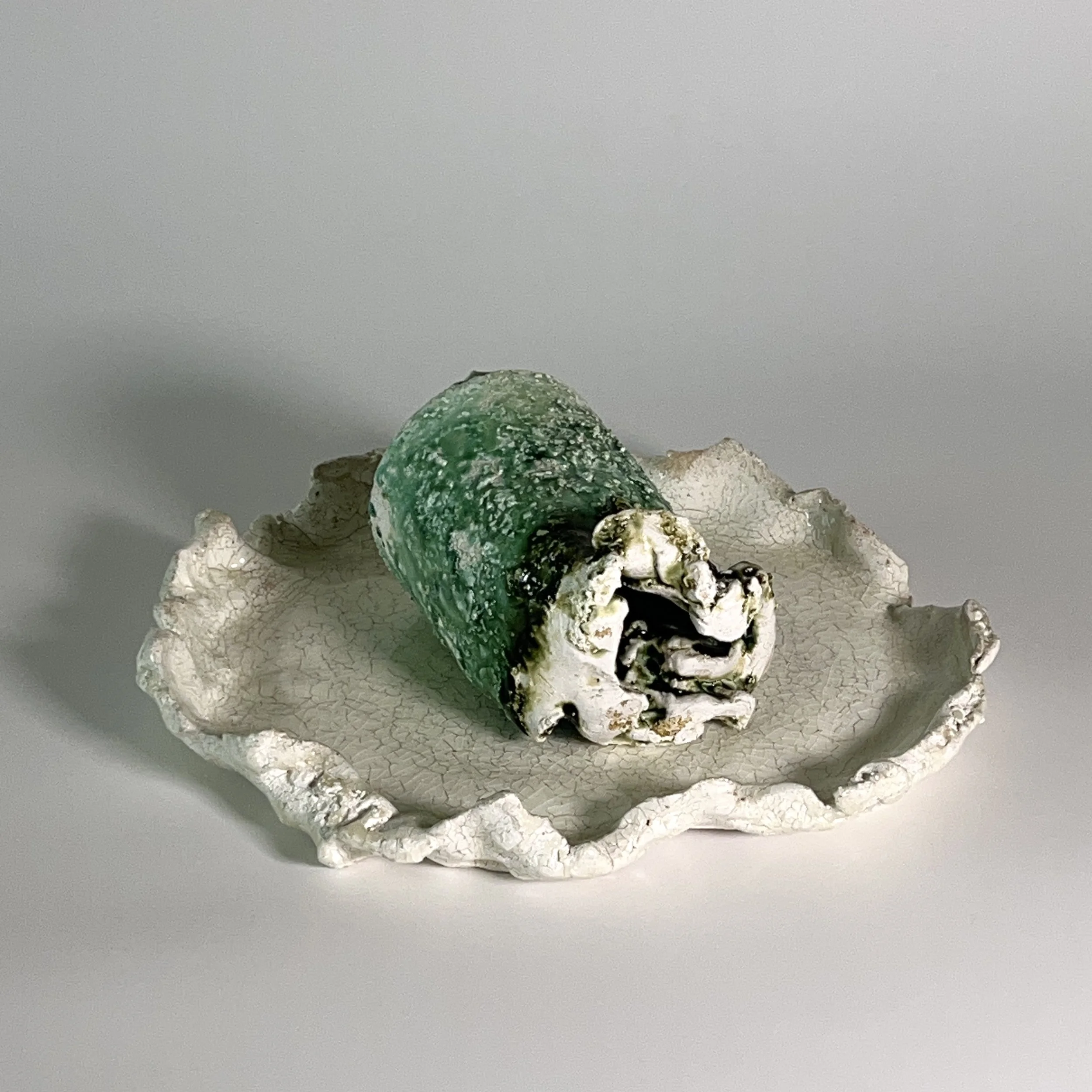  2025  Glazed ceramics, epoxy   4.5 × 12.5 x 12 inches 