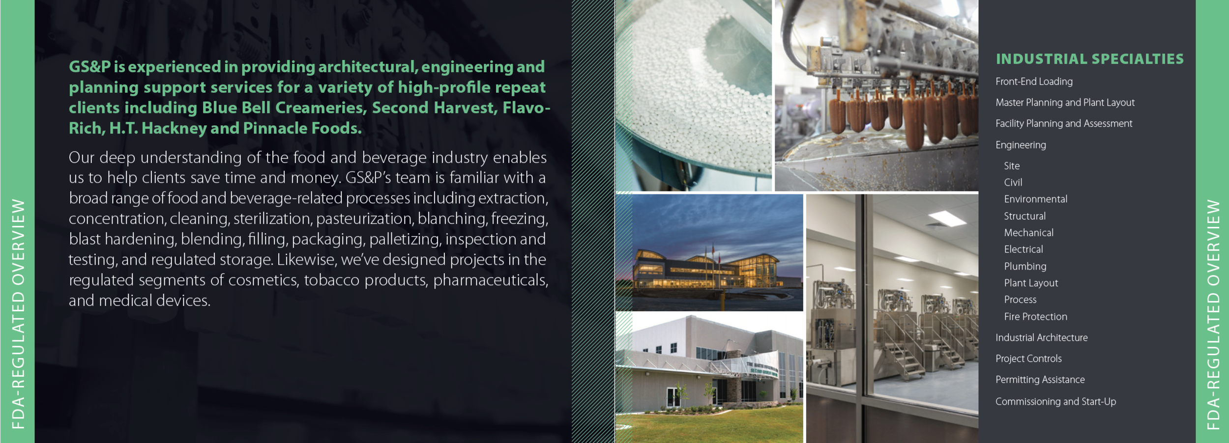 Some of the projects they wanted to use as proof, either had no imagery at all, or had very low-quality images. So I had to research a lot of the processes their previous client's projects were, and find stock imagery that could go along with those