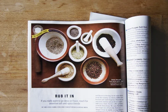 by Melissa Hamilton and Christopher from “Bon Appetit Magazine”Summer grilling 2012, page 58