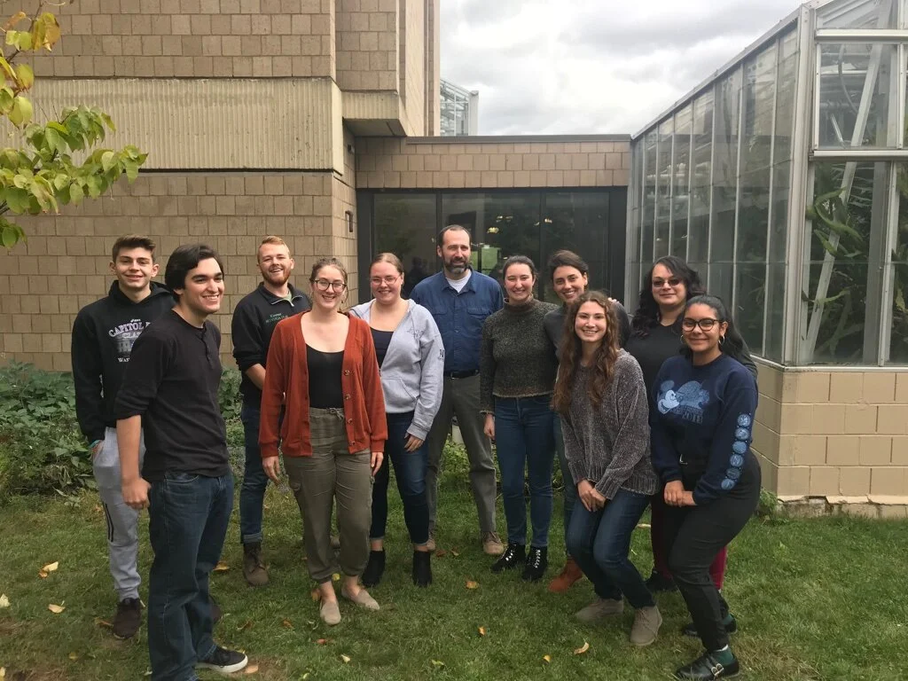 The lab group eager to "get to work" in October of 2019.