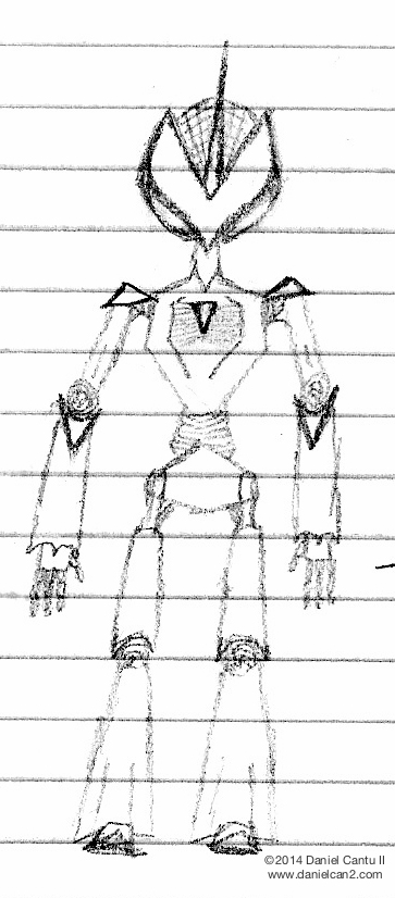 First robot sketch, circa 2007