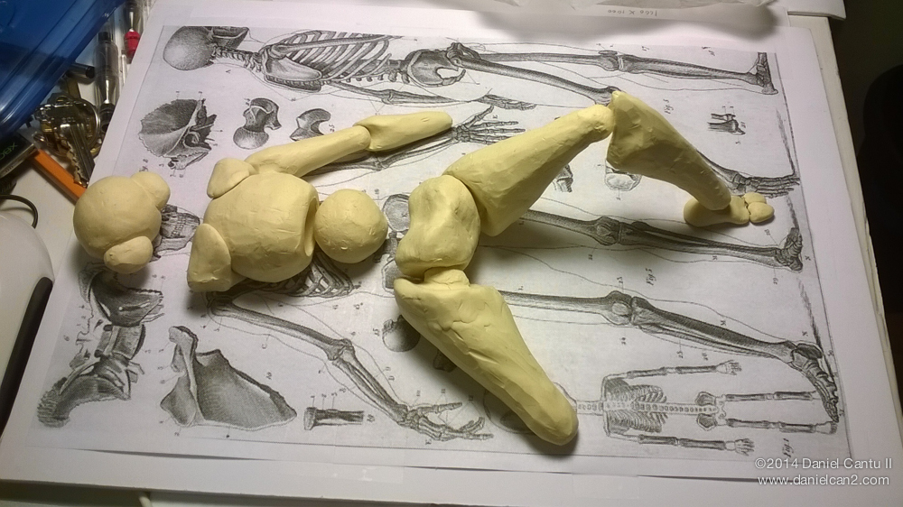 Development of organic concept design (redo), plastilina, 2014