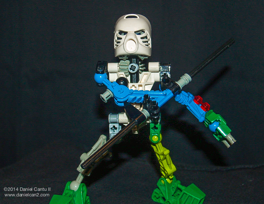 My Bionicle hero, Dāsh, circa 2006