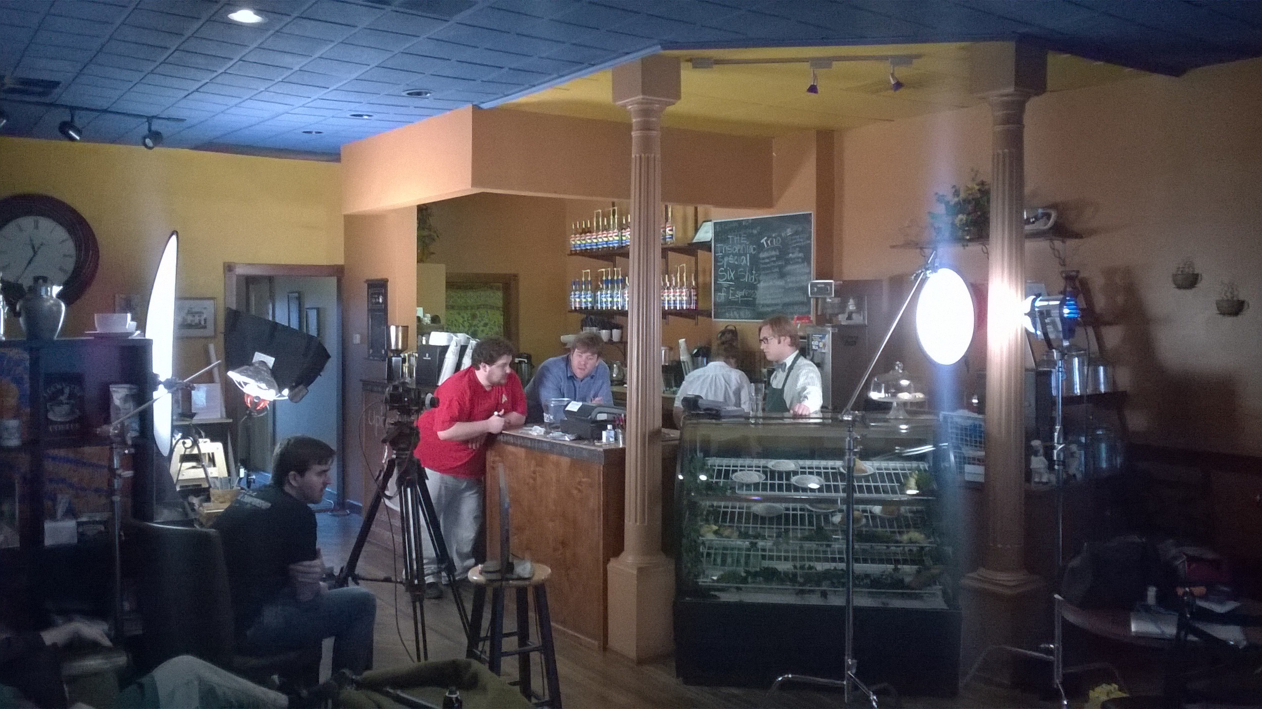 Film setup...