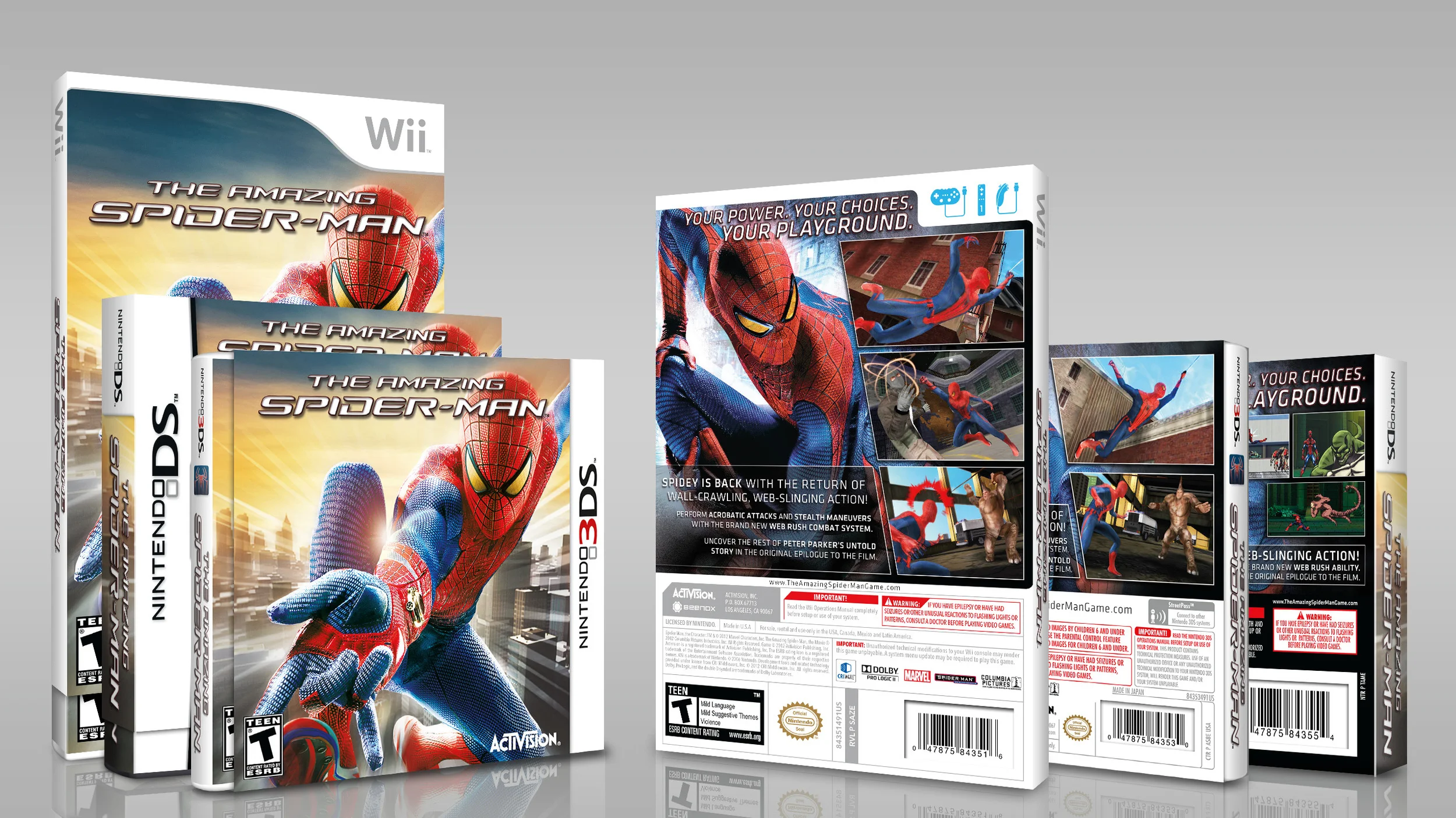 Wii, 3DS & DS Retail Packaging