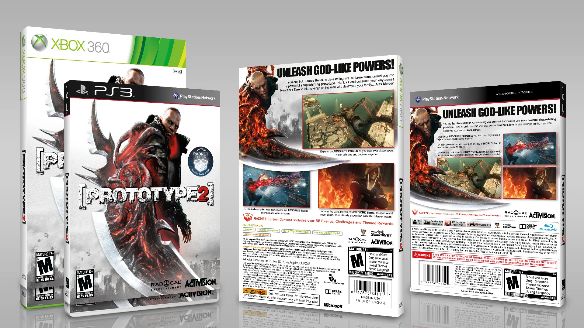 Xbox 360 & PS3 Retail Packaging