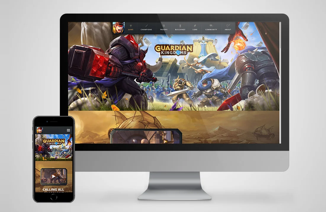 Website Mockup (finished product)