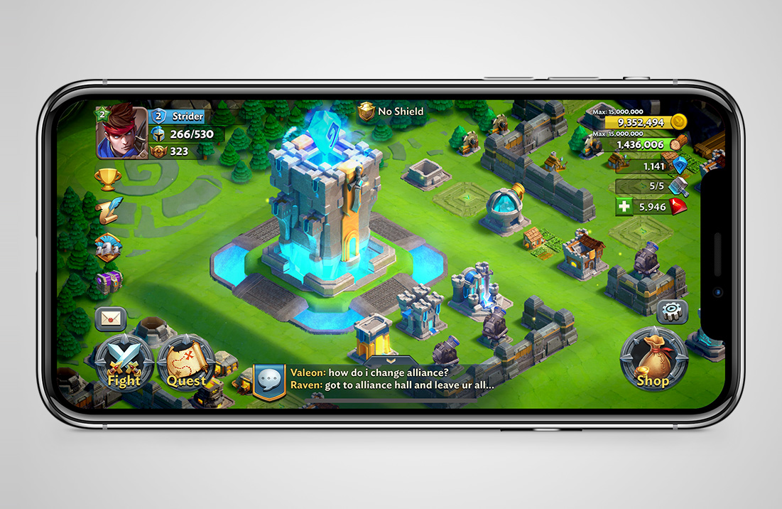iPhone X UI Mockup