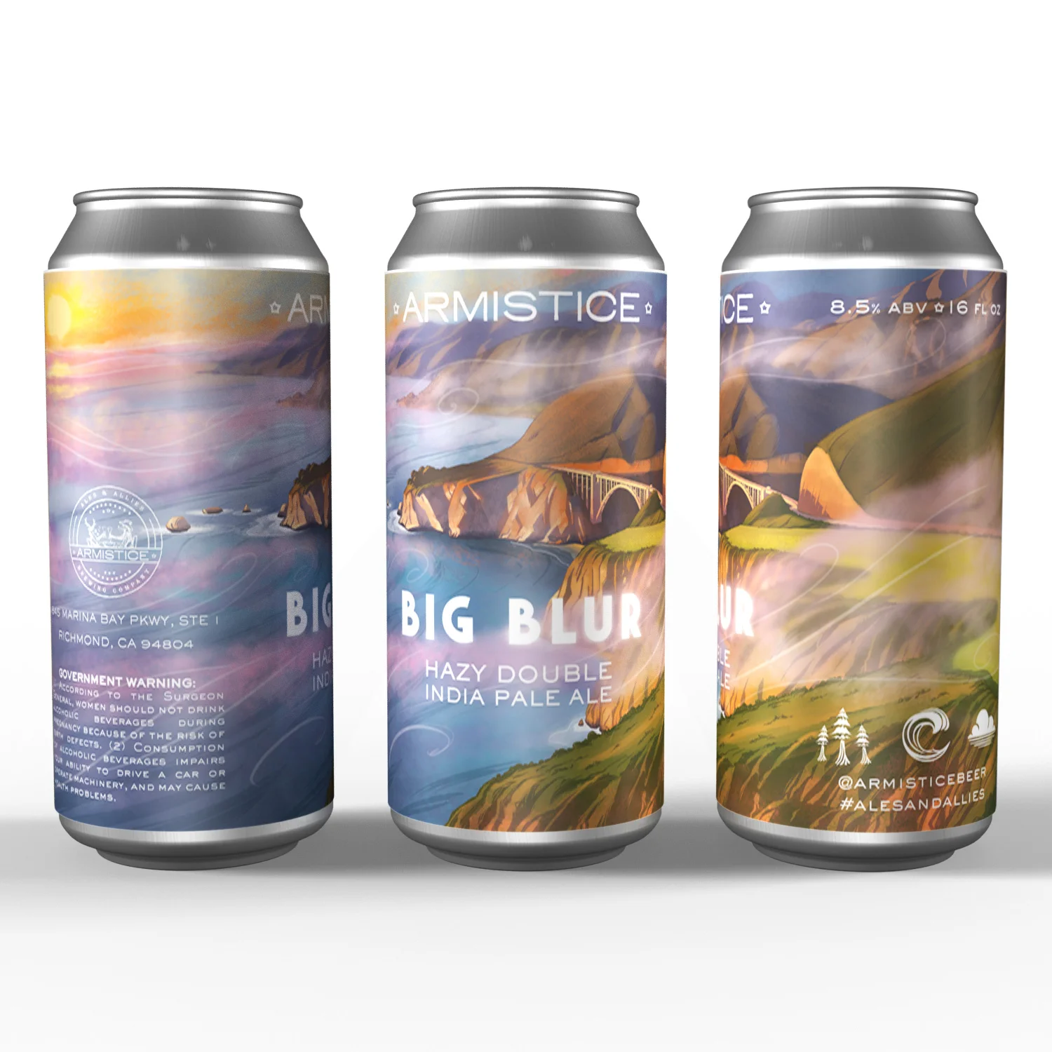 Craft Beer Label 3D Mock-ups
