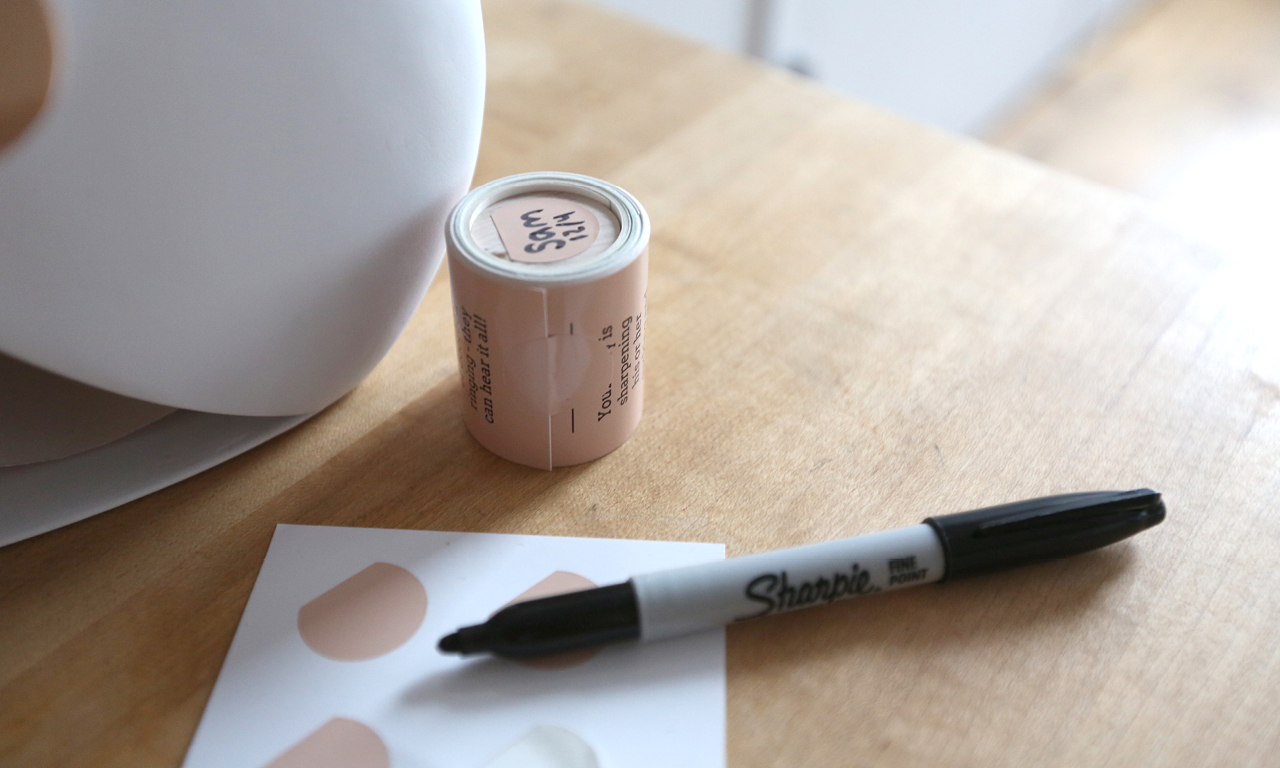 Labeling Spool