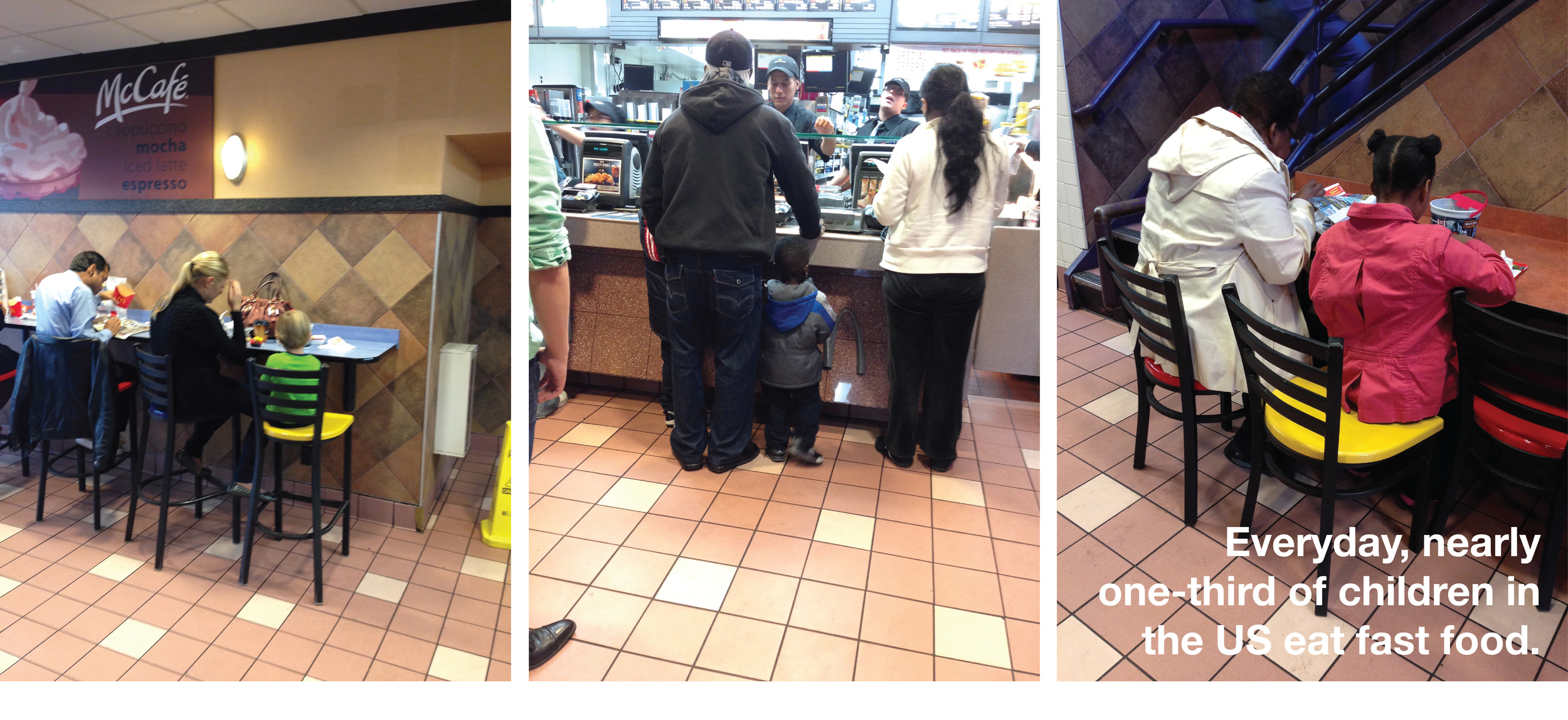 Field Research and Observations The process began with observing current fast food restaurants and parent-child relationships.