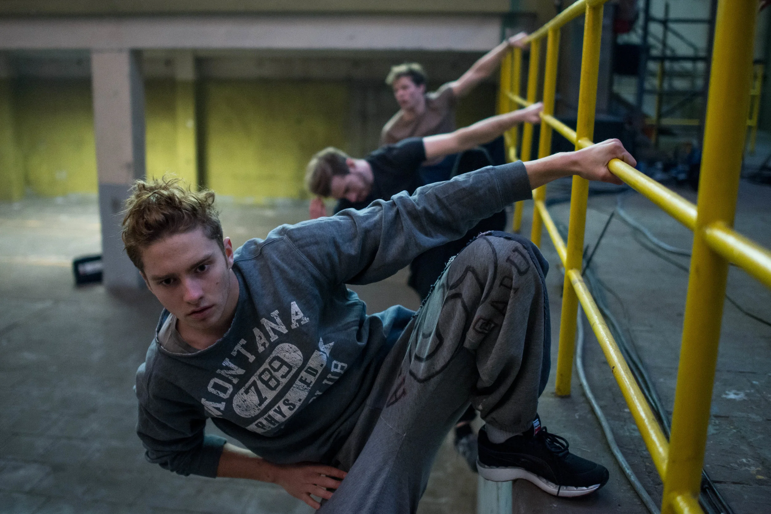 Rehearsals for a show for Jaguar.