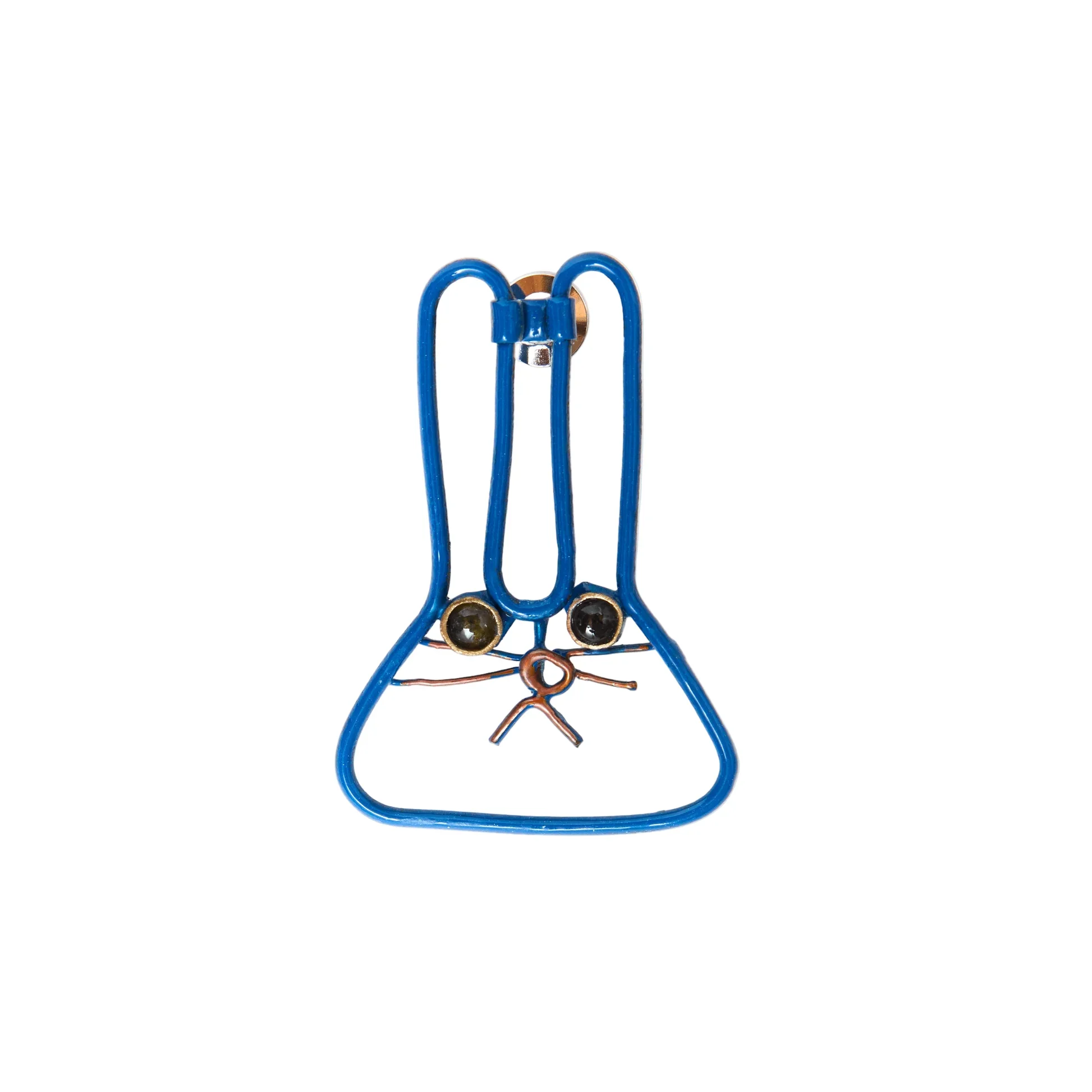 Blue Bunny brooch