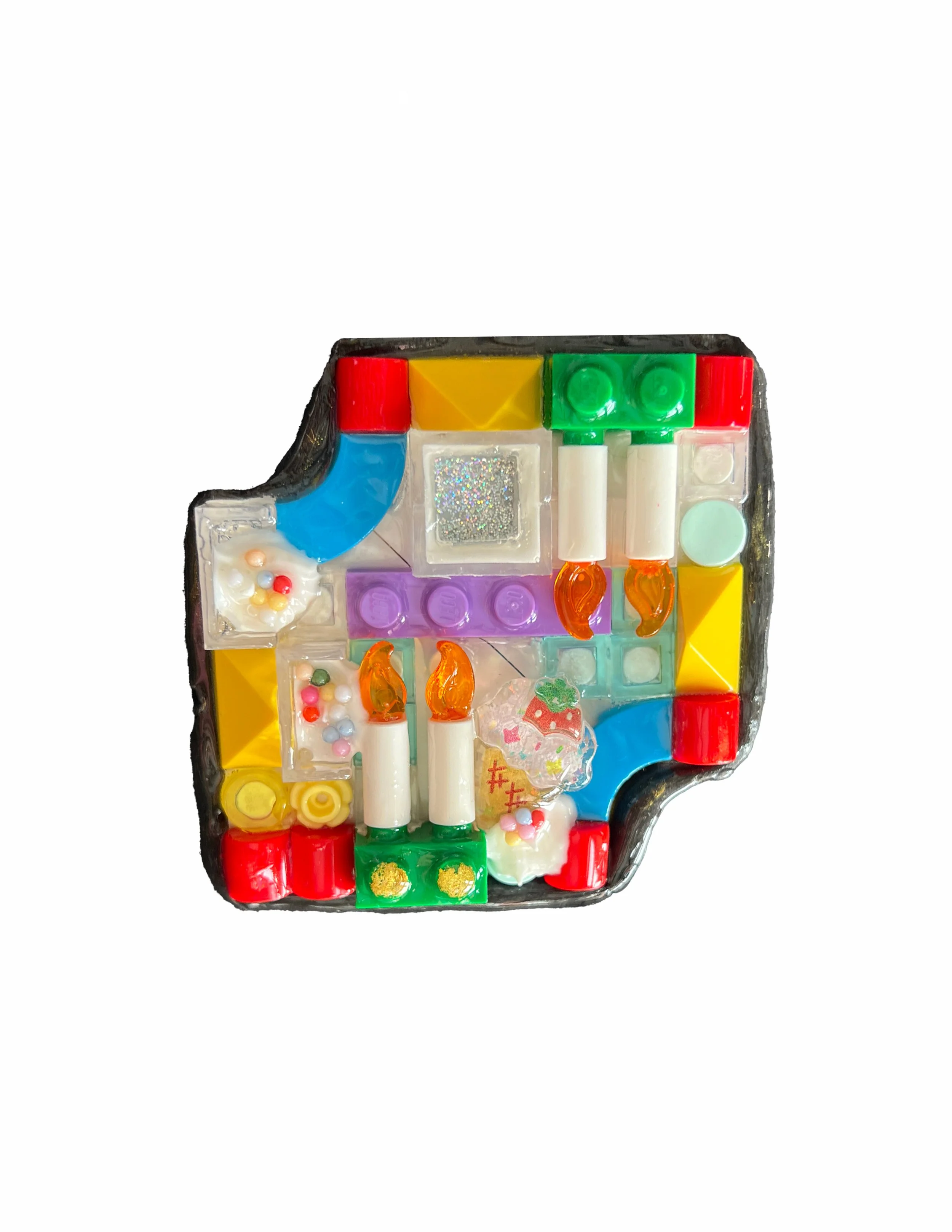 Wunderbar (Lego magnetic brooch)