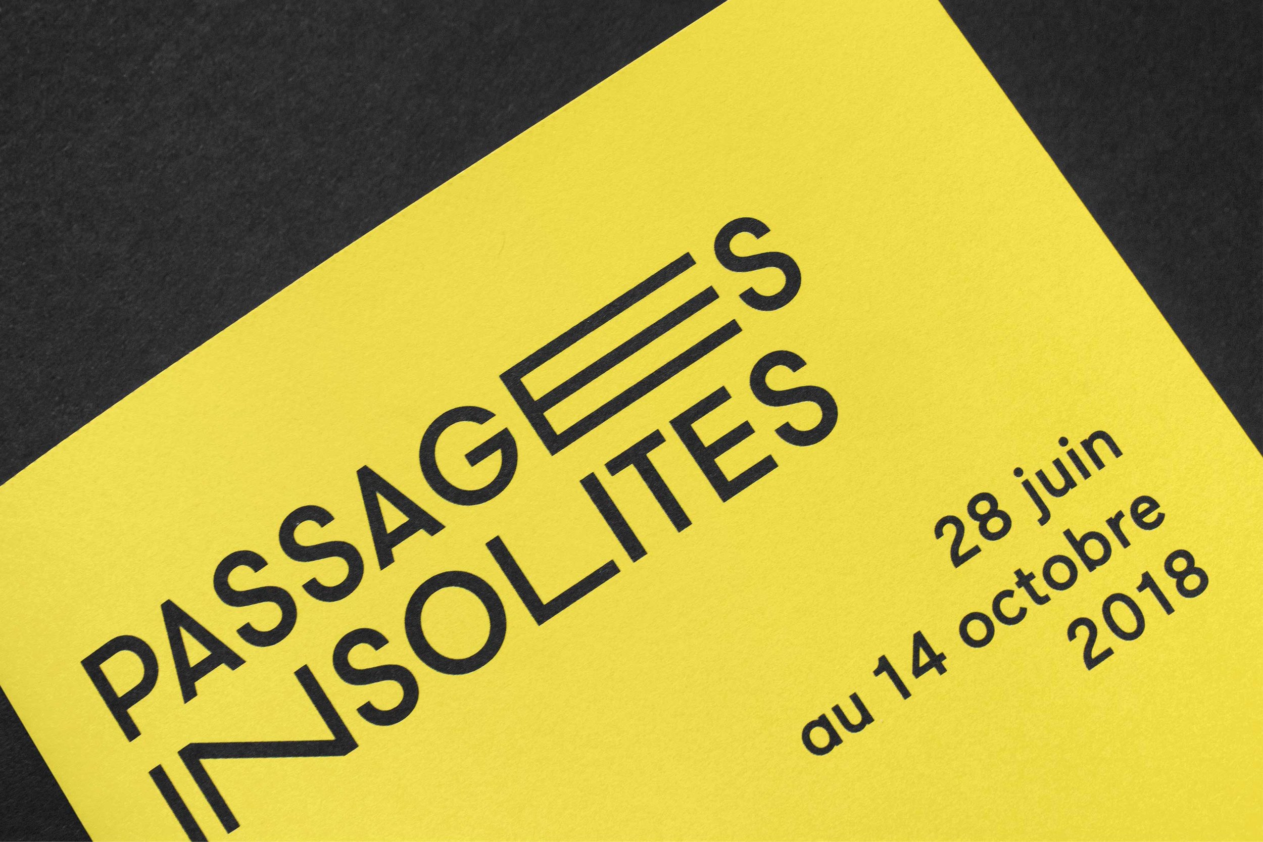 Logo Passages insolites réalisé par Figure studio de branding et design à Québec