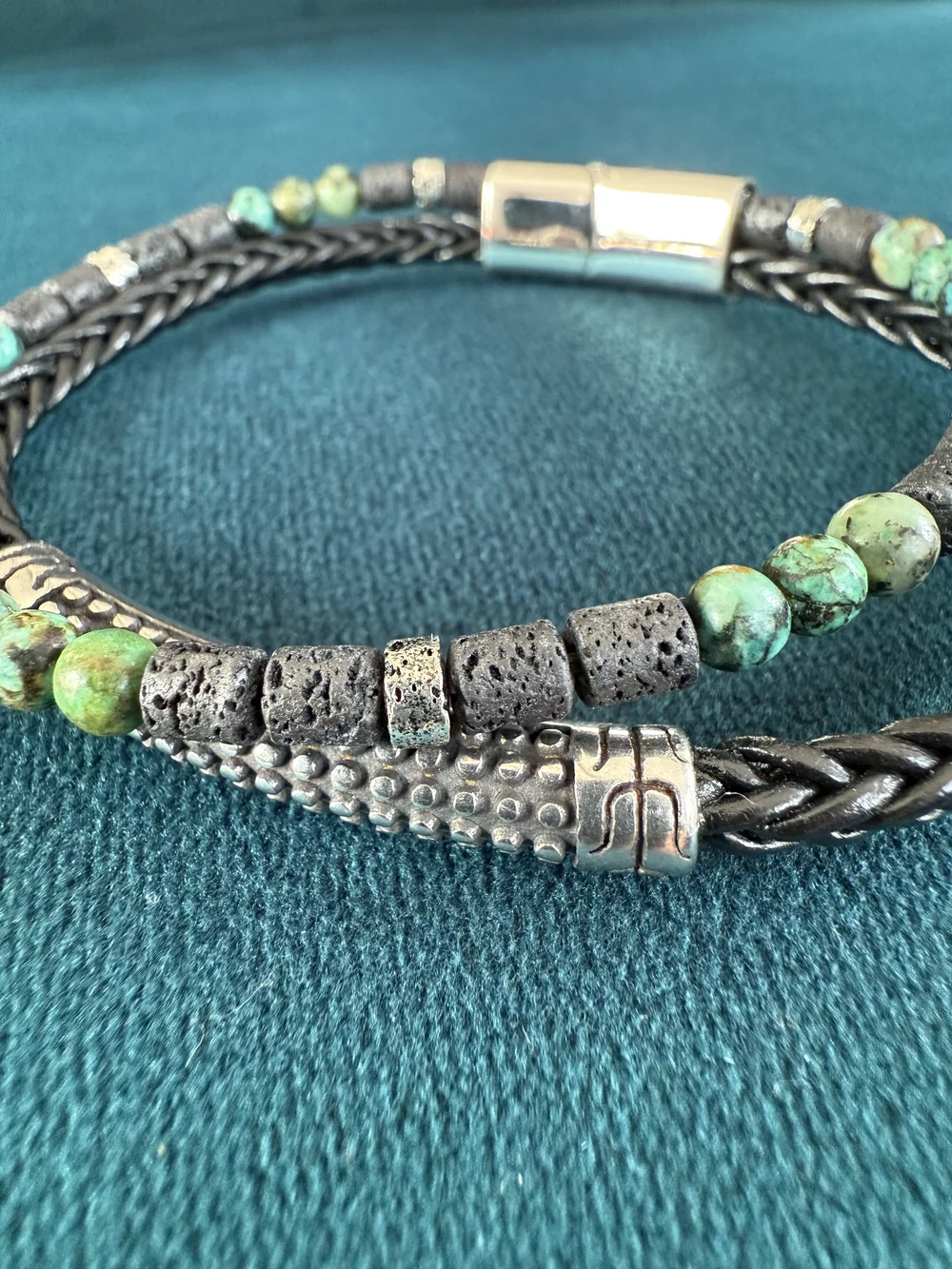 African turquoise bracelet — Metal Rooster | Camden, London