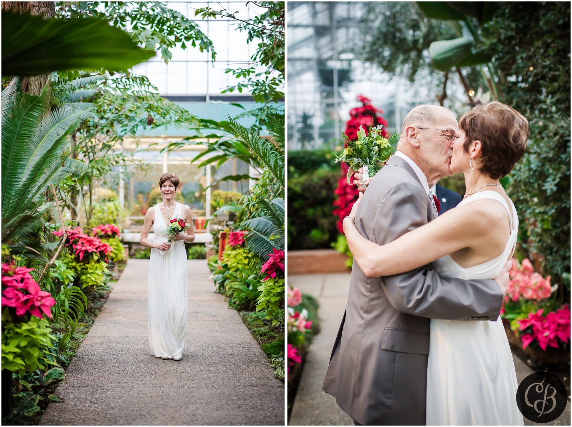 Matthaei Botanical Gardens Elopement Colleen Larry Chelsea