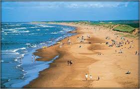 One of our lovely sandy beaches - this is where you'll often find me on a warm summer day!