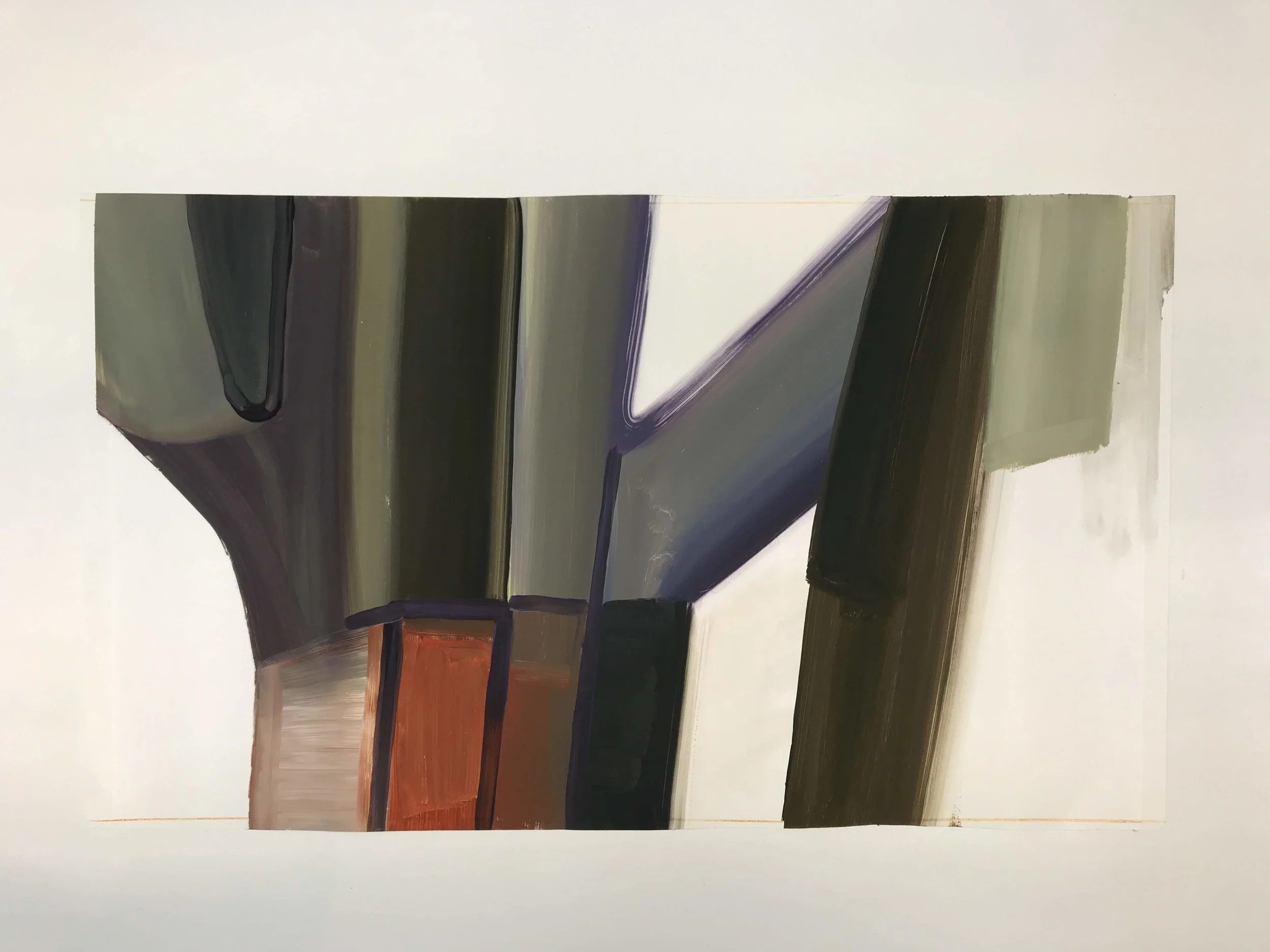  2019, 56,5x96,5cm, gouache en acryl 