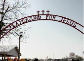This summer, FBCM adults, youth, and children will visit with all who come to the Playground for Jesus on Wednesday nights. They lead activities specifically for children, including Bible study, art, and games.
