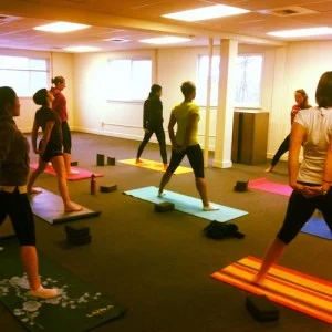 Oiselle Team's first Jasyoga sesh.