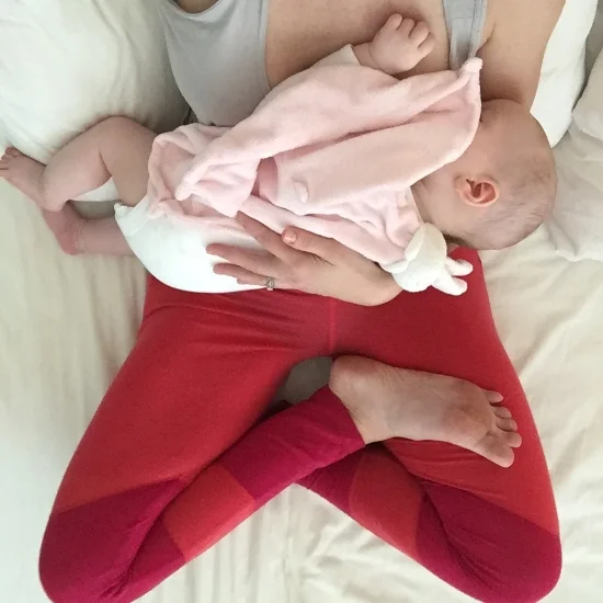 Sleep, meditate, put your legs up the wall—rest when your cherub sleeps!