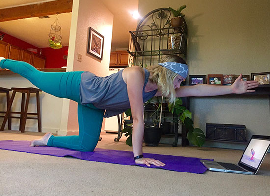 Miranda hits the Jasyoga Video studio.