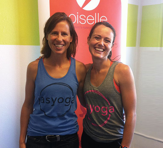 Me and Oiselle's chief bird herself, Sally