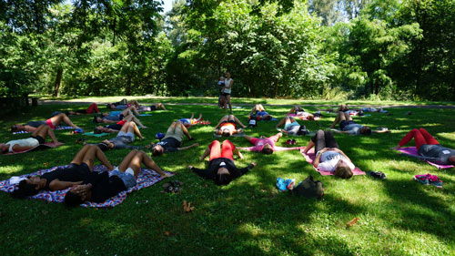 Sunbathe pose in full effect. And teaching with my wee bird, a successful first!