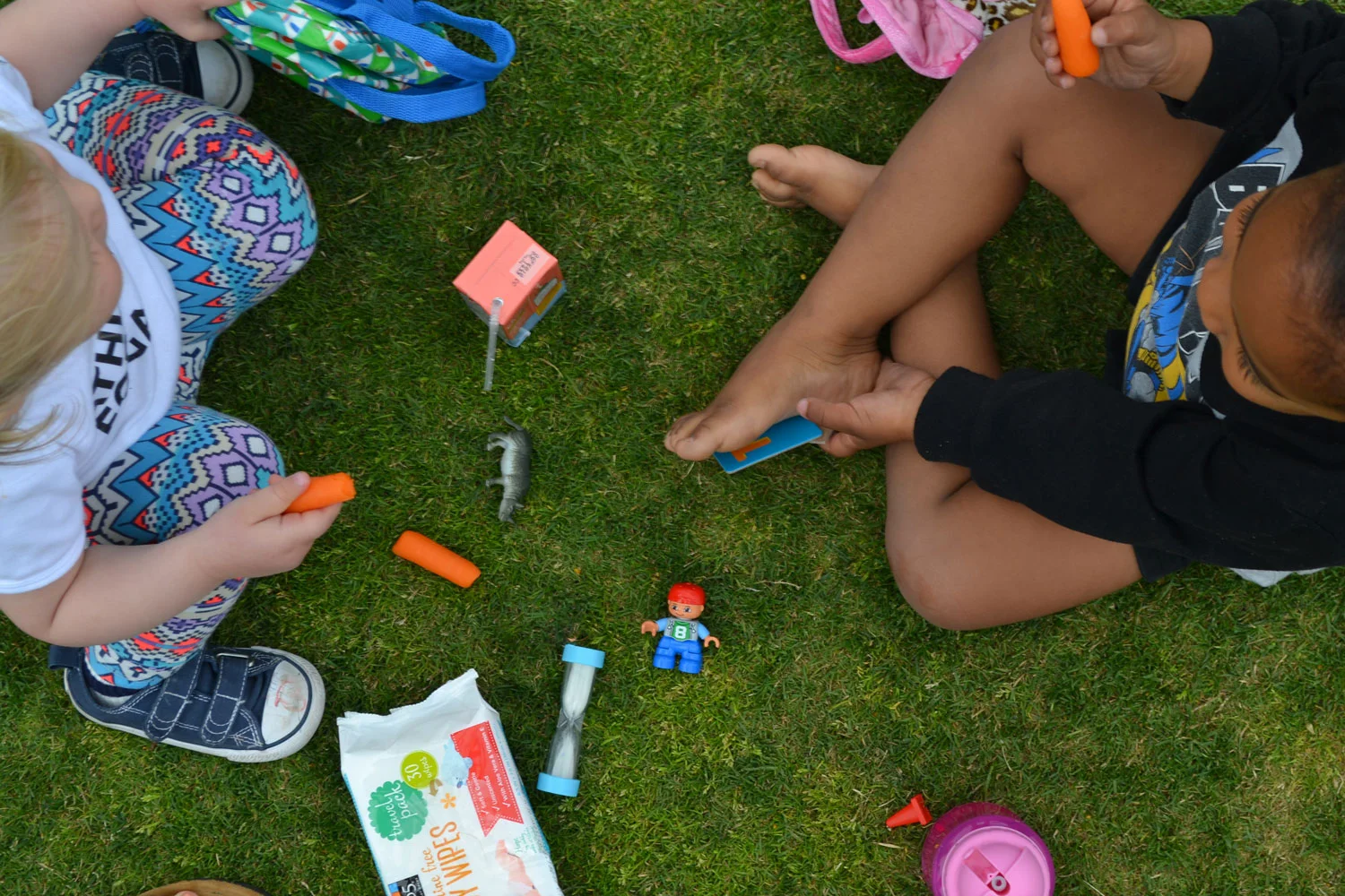 Pro tip: always have snacks for athletes AND toddlers.