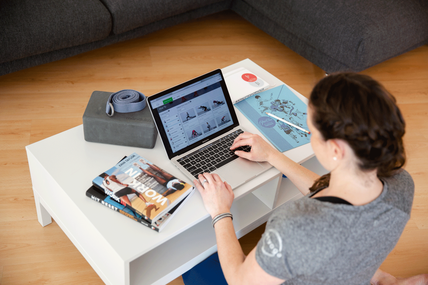 Athletes for Yoga School is in Session