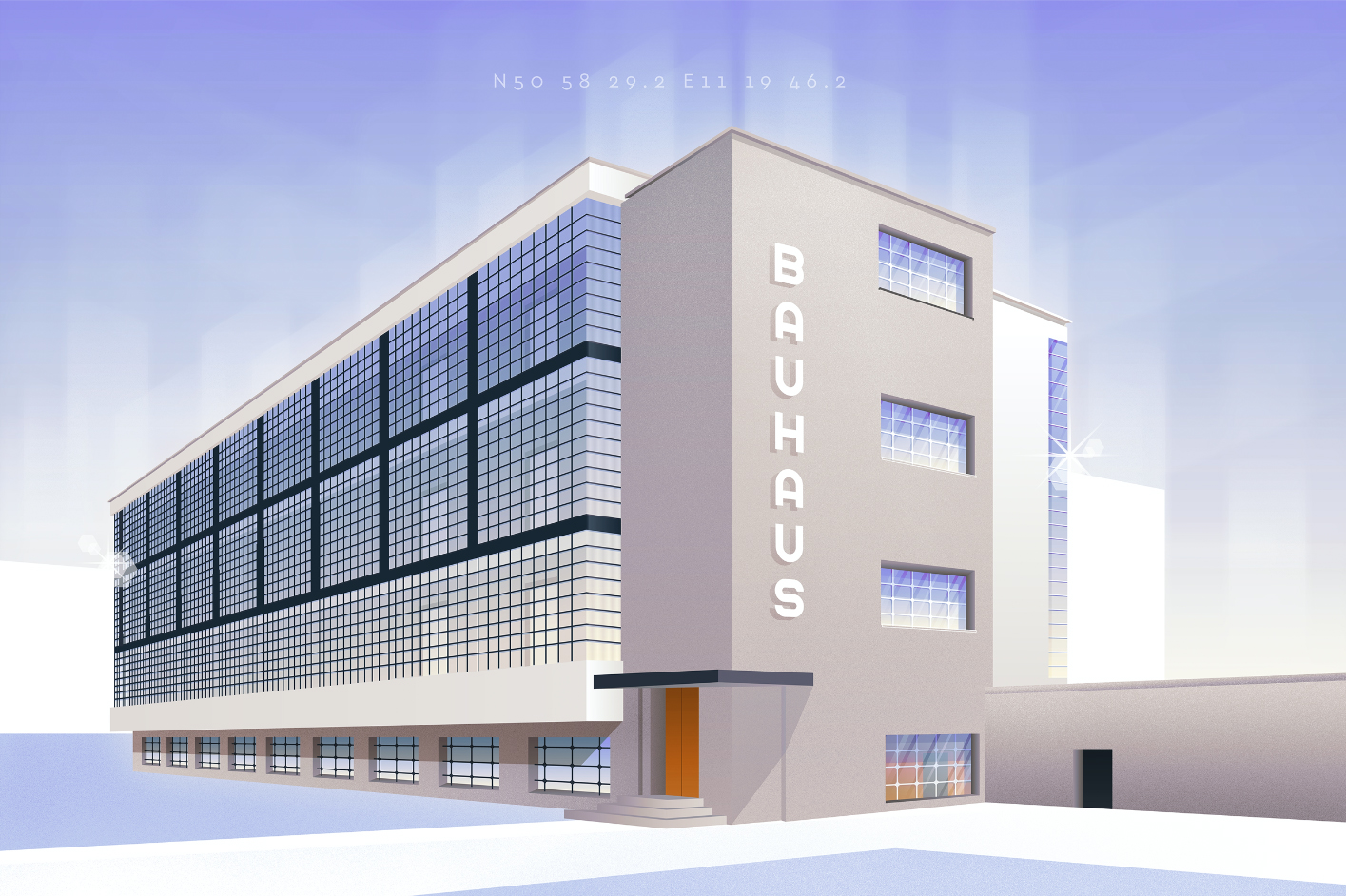  Dessau Bauhaus school. 2019. 