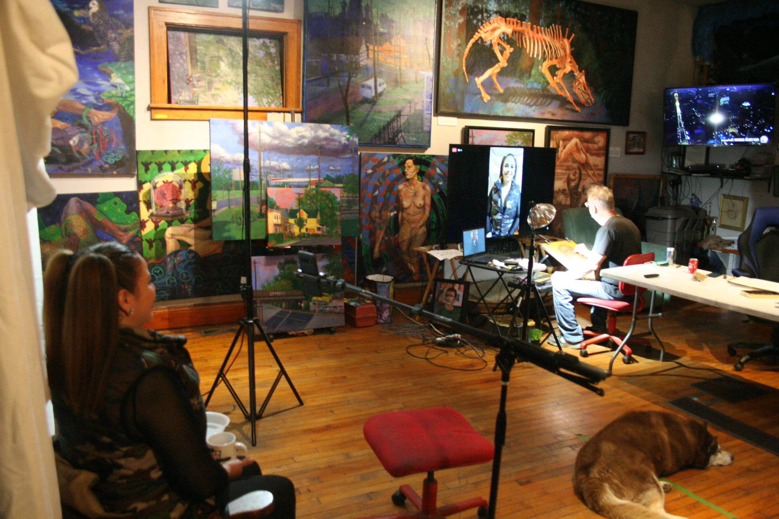 Another angle of (Timothy Herron's) the Manly Pad studio