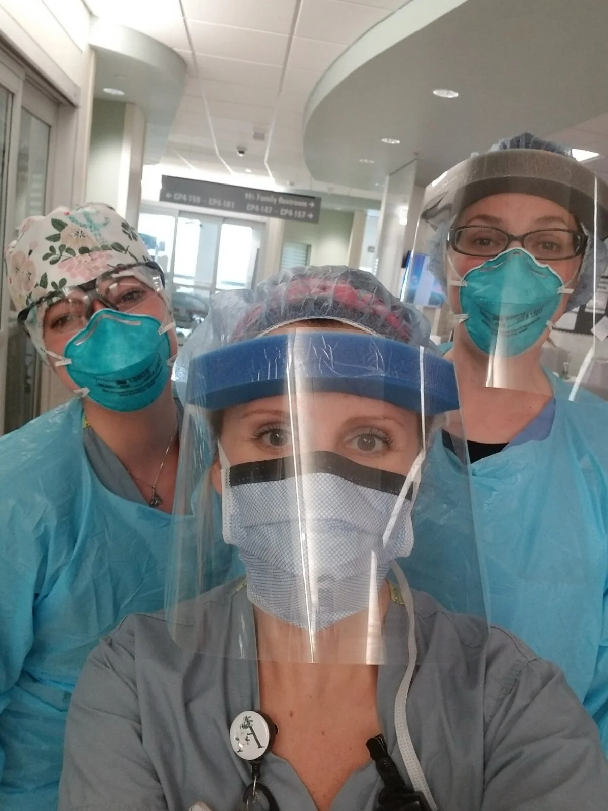 Emily Sebunia , Alexis O'Toole and Mandy Wells