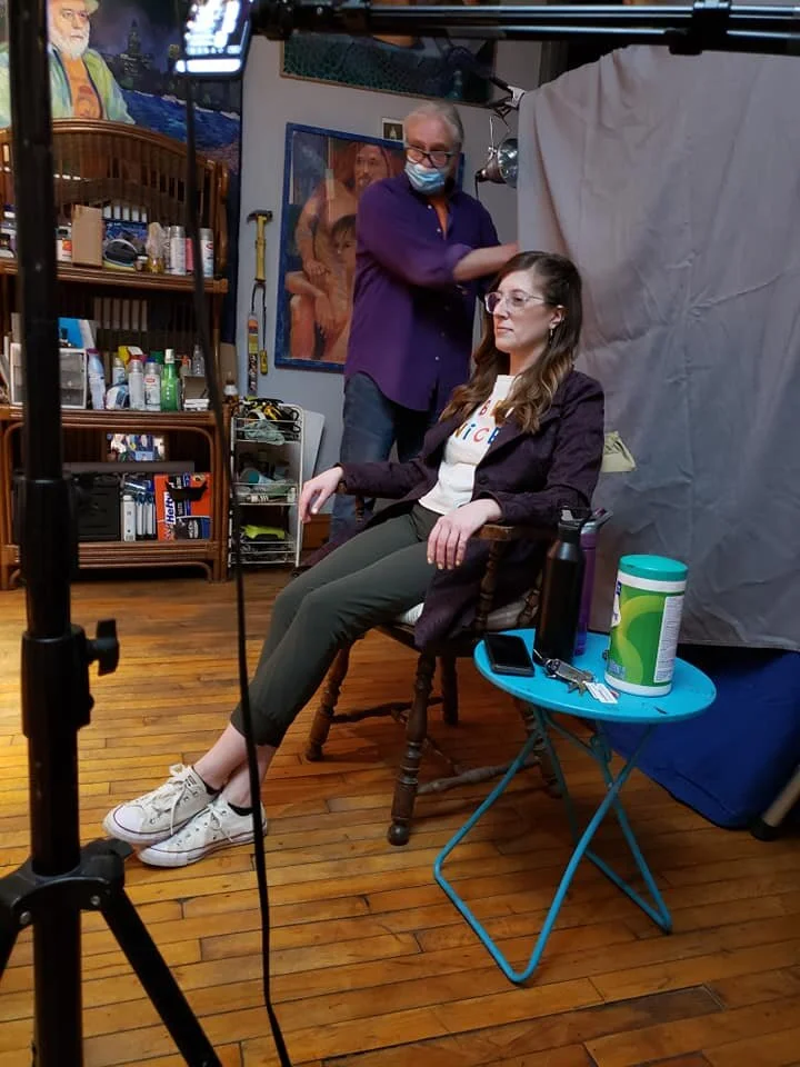 Samantha on break. Photo by Roger Miller