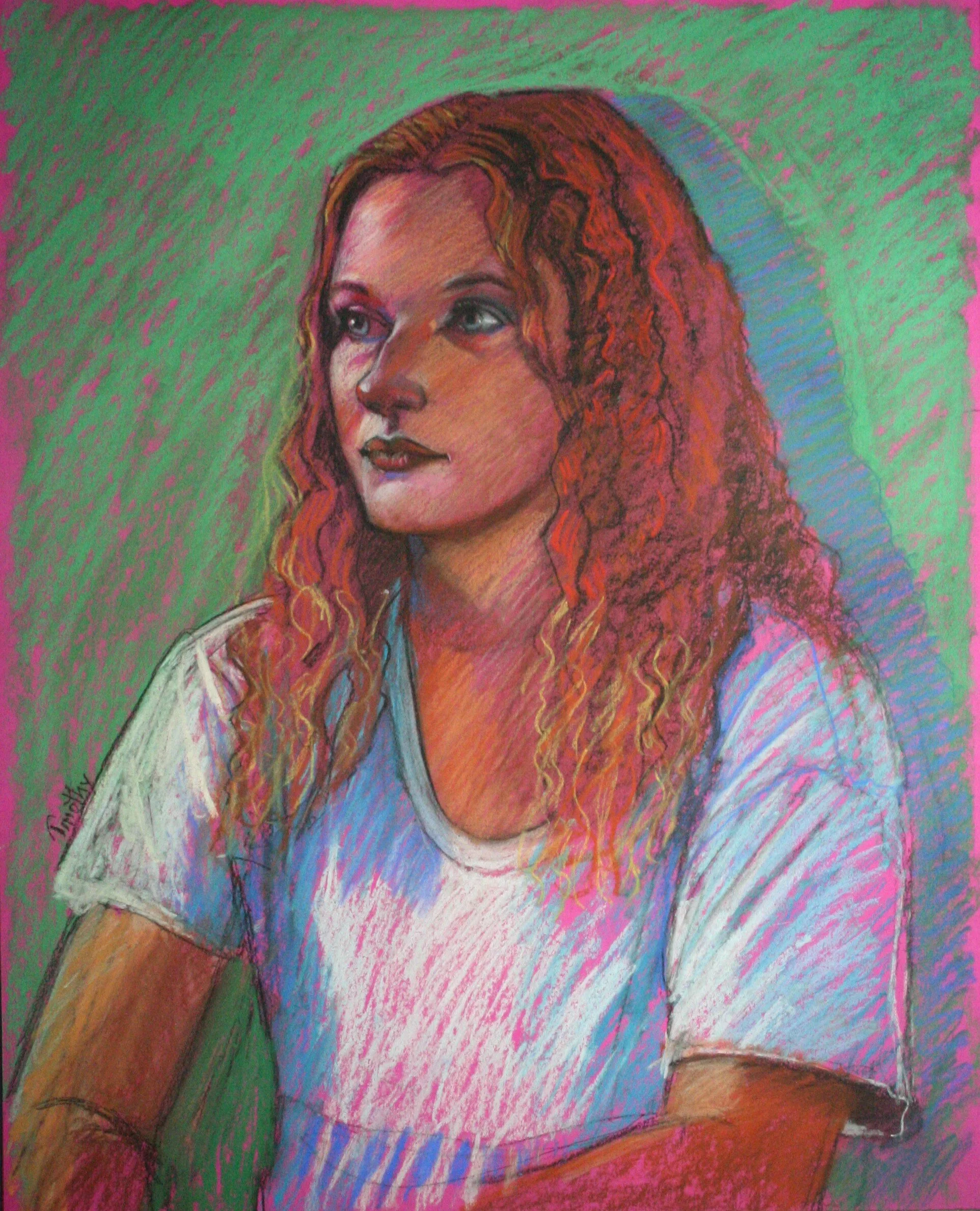 The Pretentious Cleveland Portrait Artists drawing Ellie Altmann ...