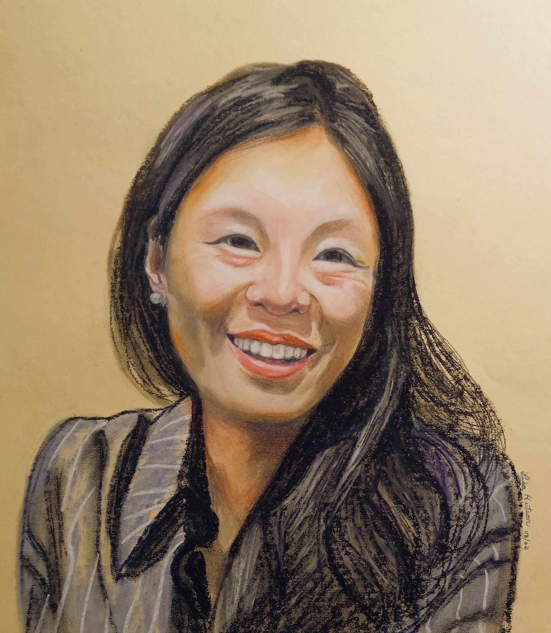 The Pretentious Cleveland Portrait Artists drawing Teri Wang 3-18-22 ...