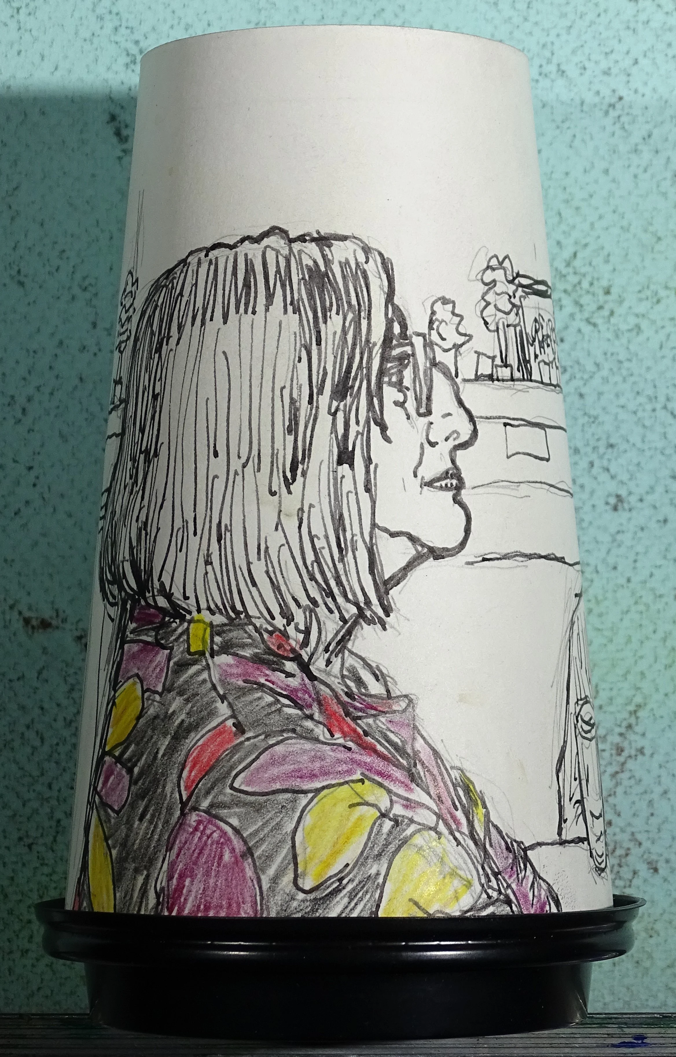 Jack Flotte (coffee cup portrait)