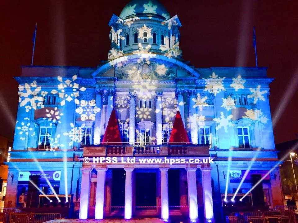 Christmas lights switch on