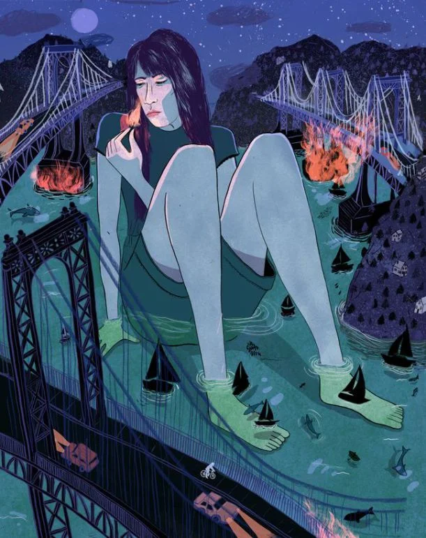 "Burning Bridges" by Lily Padula