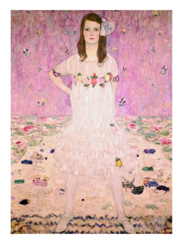 "Girl in White" by Gustav Klimt