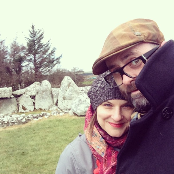 This is me with my husband Jerry on my 40th birthday. We were visiting his family in Ireland and I asked to spend the day among Megalithic-era tombs to give me some perspective on the expanse of time and my place in the universe.