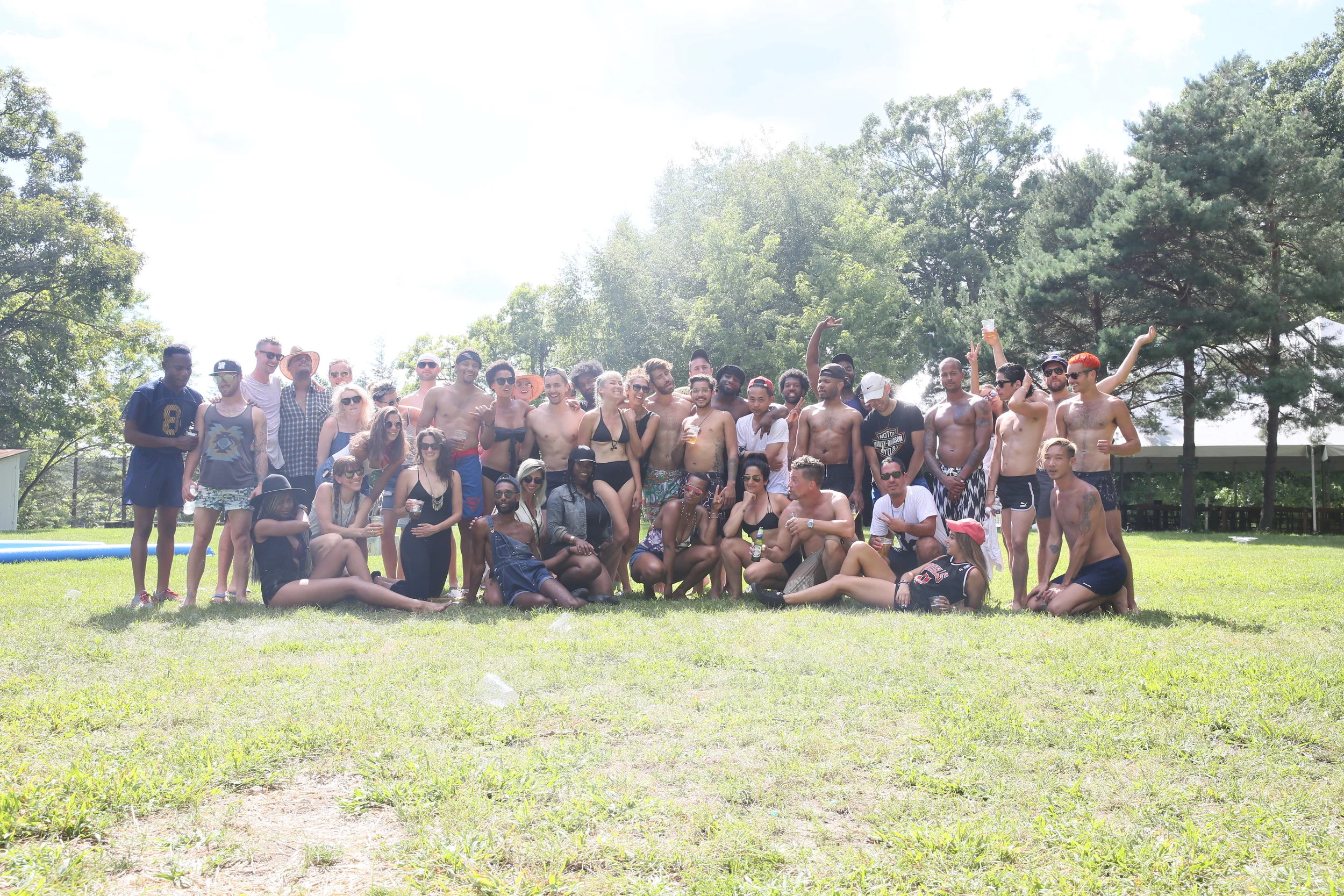 Camp Wandawega Weekenders. Ten points if you find me. Photo by Fancy.
