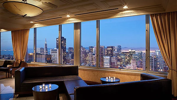 Perfect for groups of up to 100 people, the Vista Room at Hilton San Francisco Union Square features sweeping views of downtown San Francisco.