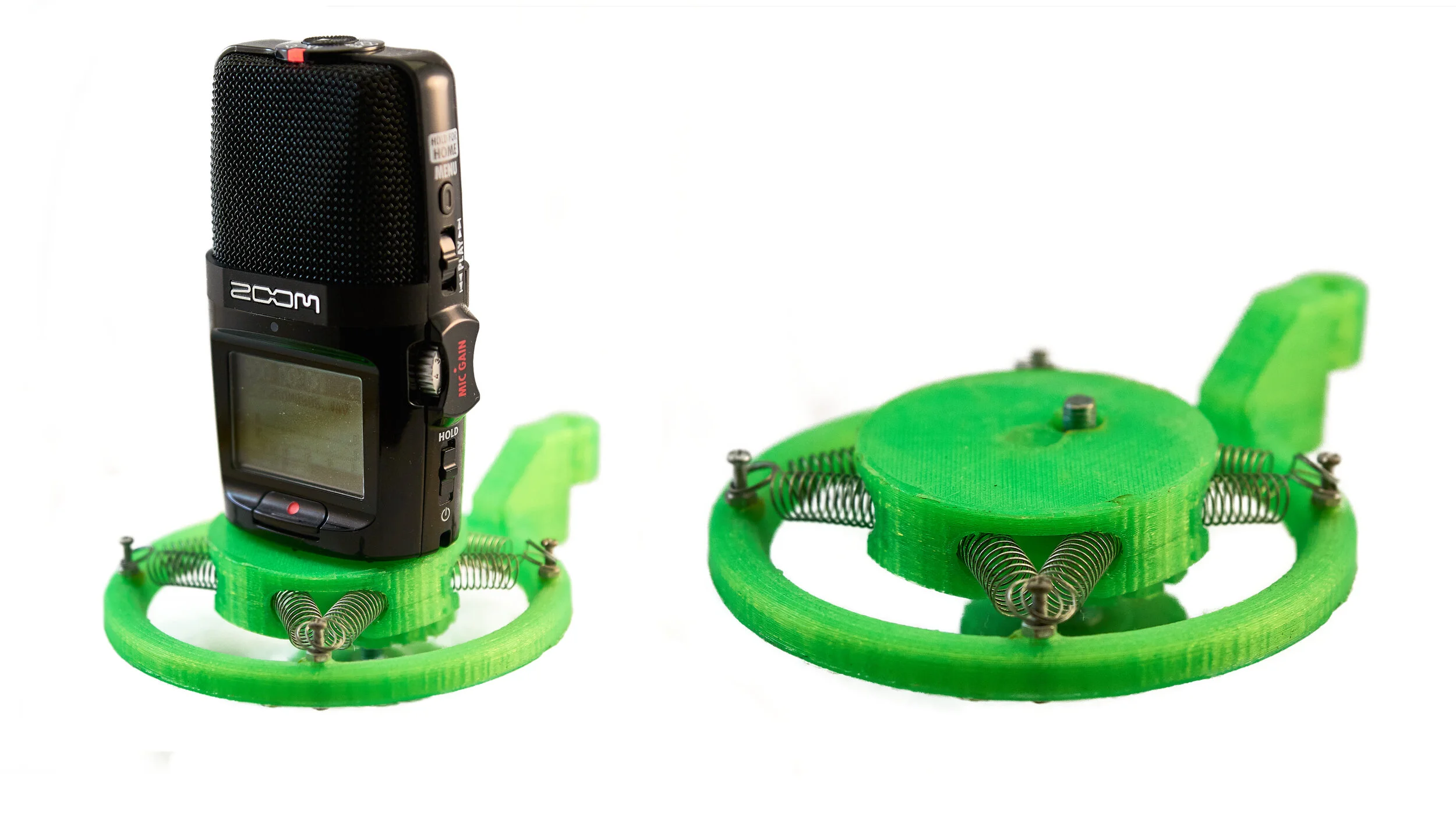 Microphone Holder for a Zoom H2N