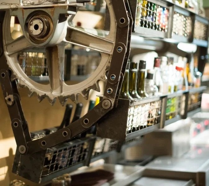 Bramble & Hare mechanical rotating bottle rack